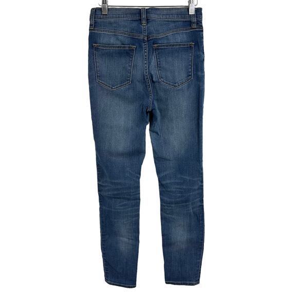 J.‎ Crew High Rise Skinny Jeans size 27 Medium Wash Stretch - Picture 5 of 8